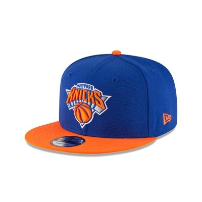 Blue New York Knicks Hat - New Era NBA Two Tone 9FIFTY Snapback Caps USA2567834